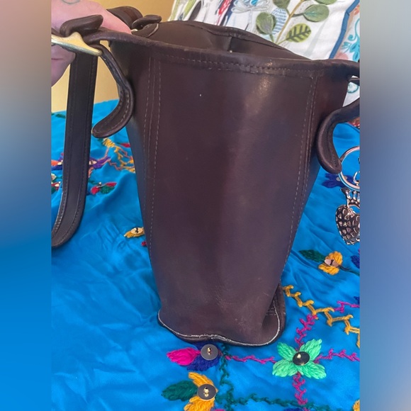 Vintage Coach rare Legacy Bonnie Cashin brown leather purse. EUC! - Picture 3 of 12